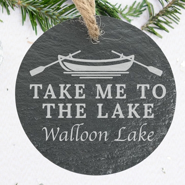 Personalized Take Me to the Lake Ornament